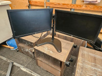 Dual Monitors on Stand $140 for both. Delivery Available.