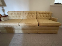 Brocade 3 seat sofa