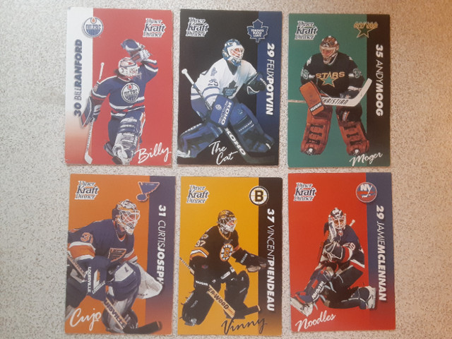 PHOTOS DE GARDIENS DE BUTS DE LA LNH DE DINER KRAFT 94 dans Art et objets de collection  à Laval/Rive Nord - Image 4