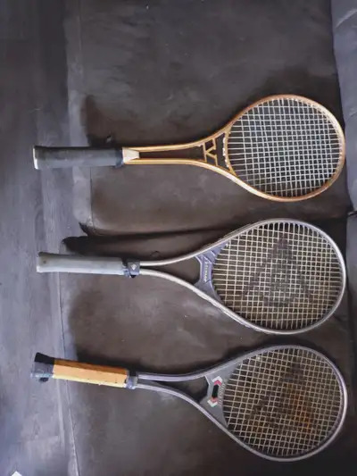 Squash Racquet Bundle – Black Knight & Dunlop + Vintage Racquets, View more