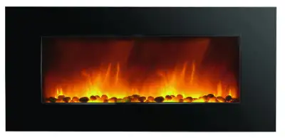 48" Wall mount electric fireplace with built in 1,500 watt heate, View more