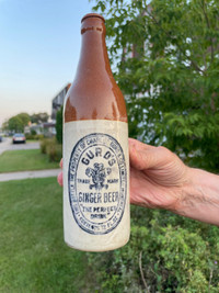Antique bouteille Gurd’s ginger beer Montreal  