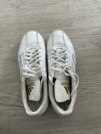 Adidas Copa Indoor Soccer Shoes – White & Gold, View more