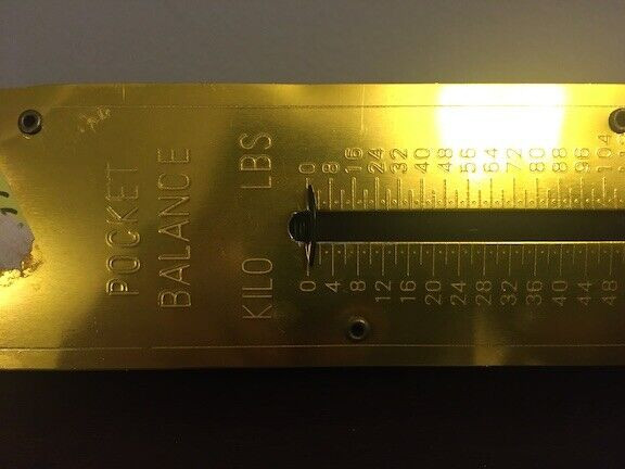Vintage Classic Retro BRASS POCKET Balance SCALE Complete in Arts & Collectibles in City of Toronto - Image 2