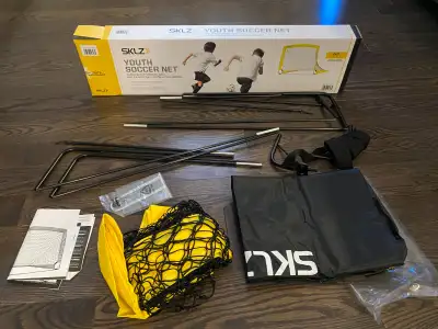 Like New SKLZ Youth Soccer Net Black/Yellow, 4-Foot x 3-Foot, View more