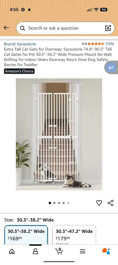 Extra Tall Pet Gate, View more