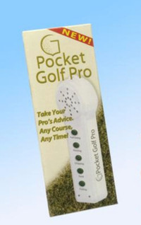 Pocket Golf Pro Record personal tips from your pro into Pocket