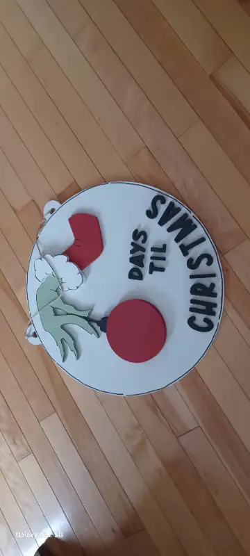 Beautiful Count down to Christmas sign, View more