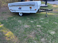 Pop up tent trailer 