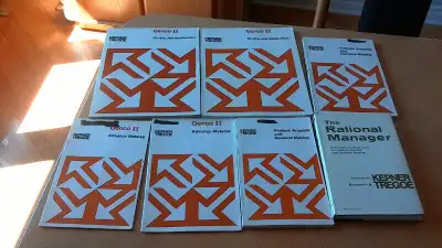 Lot 7 livres (ANGLAIS) Kepner Tregoe (180522-P), View more