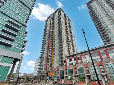 This Condo Apt in Toronto offers a rare high-floor experience at the prestigious Centro Condos in th...