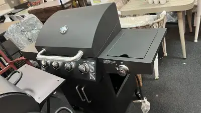 4+1 Burner Liquid Propane Gas Grill Outdoor Cabinet Style BBQ Tr, View more