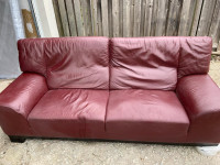 Beautiful soft leather couch