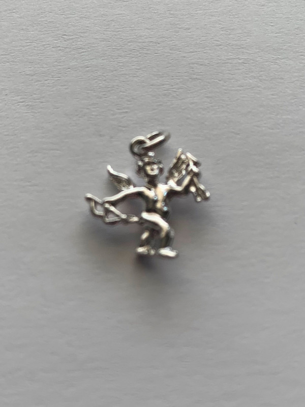 Sterling Silver Cupids Charm in Jewellery & Watches in Edmonton