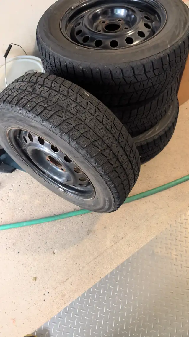 Set of steel rims with winter tires for 2013 Mazda3 in Tires & Rims in Kitchener / Waterloo - Image 4