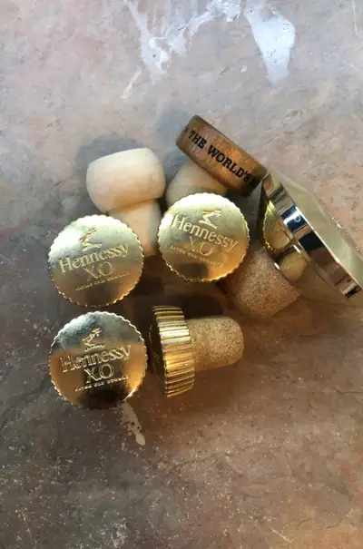 Enhance your collection with these authentic, used Hennessy XO cognac cork stoppers. These stoppers...