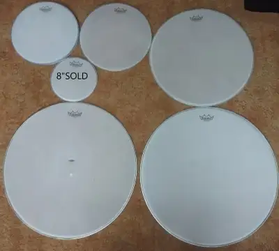 Remo Silentstroke heads.  New and used., View more