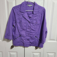 Cleo petite purple jacket size medium