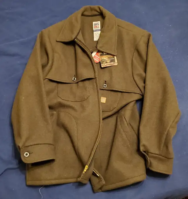 Big Bill Merino Wool Zip Front Jacket64519996808322120