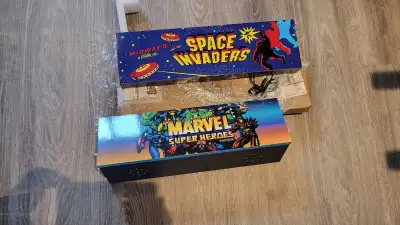 Arcade 1up Marquee (Space Invaders and Marvel), View more