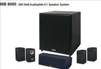 Pinnacle MB6000 5.1 Home Theater Speaker System