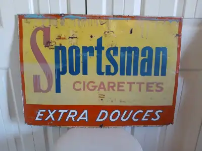 sportsman tobacco tin sportsman cigarette in Arts & Collectibles in Canada