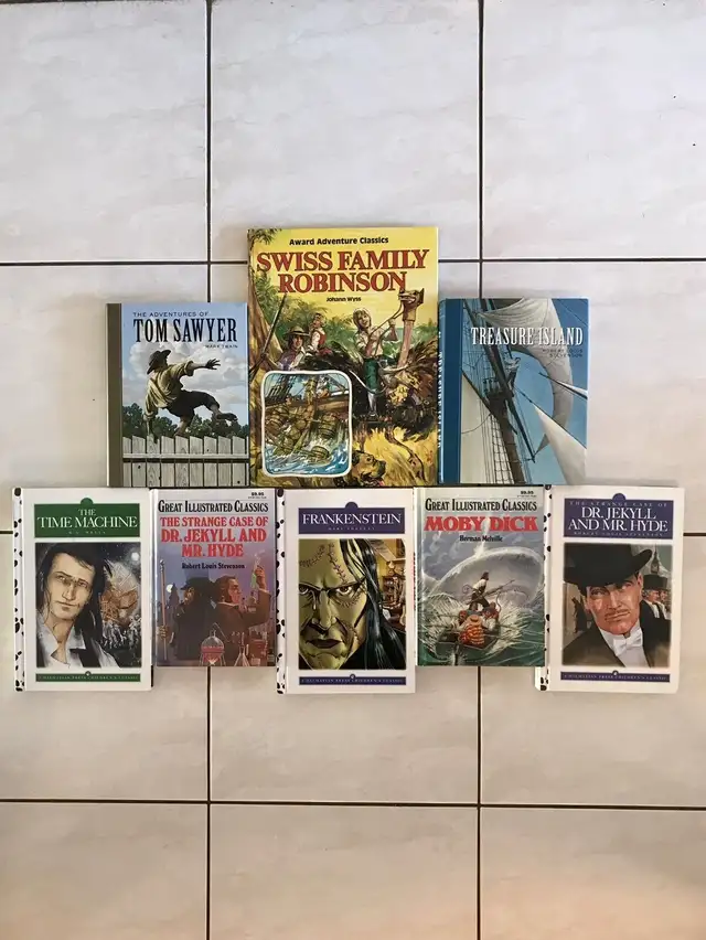CLASSIC ILLUSTRATED BOOKS in Fiction in City of Toronto - Image 2