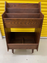  Vinyl LP Records holder / Display : Handcrafted Walnut !! 