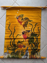 Indonesian hand painted Batik art