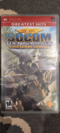Socom US Navy Seals Fireteam Bravo PSP game