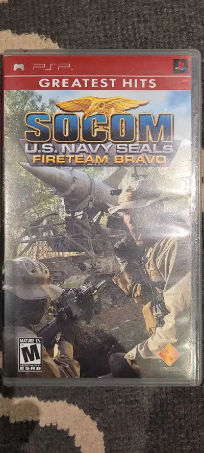 Socom US Navy Seals Fireteam Bravo PSP game, View more
