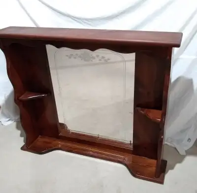 Wooden dresser mirror, View more