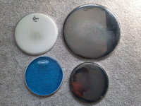 Various Drum Heads- Evans, Remo, Aquarian