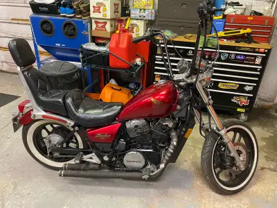 Decent shape bike. Some dings and scratches. 16” hangers. Straight pipe. Everything works. Runs, but...