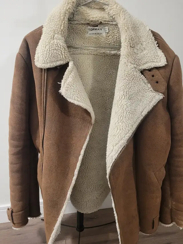 Shearling jacket topman in Men's in City of Toronto - Image 2