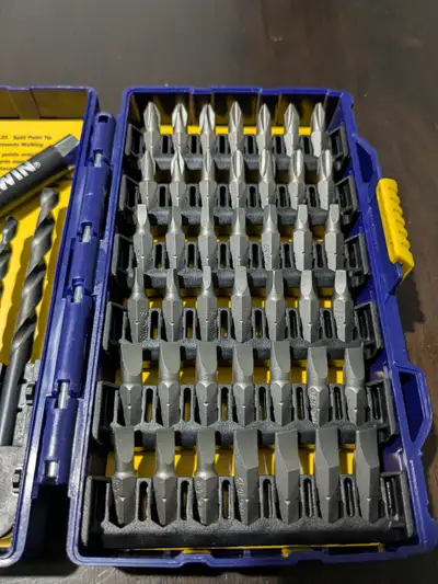 Irwin screwdriver bits and drill bits, View more