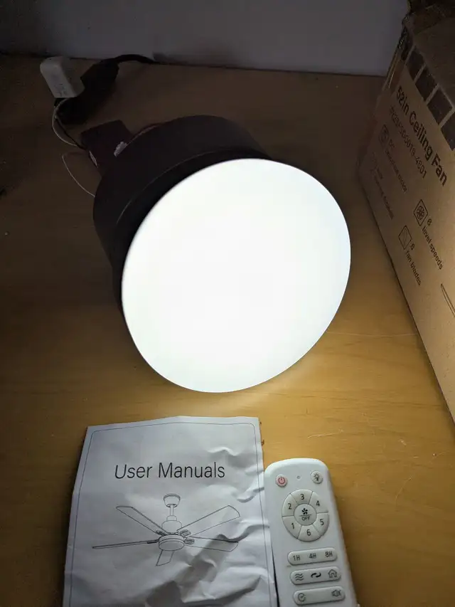 Rayqueen 52" Modern Ceiling Fan – DC Motor, LED Light, Remote Co in Indoor Lighting & Fans in Mississauga / Peel Region - Image 8