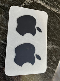 Midnight Apple i Mac stickers 