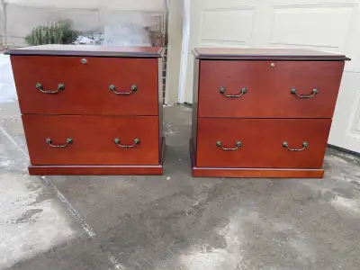 2 large night stand/side table, View more