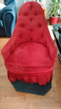 2 velvet decorative Chairs 