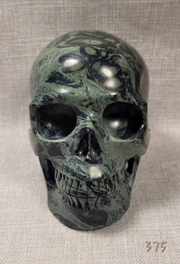 Crâne de Jaspe Kambaba 4". Natural  Skullis Jasper Skull.