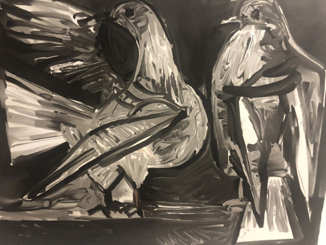 Lithograph "Deux Pigeons" Marina Picasso Collection + Paintings in Arts & Collectibles in Markham / York Region