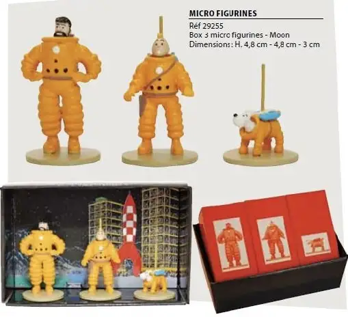 Tintin Micro Figurines: The Moon