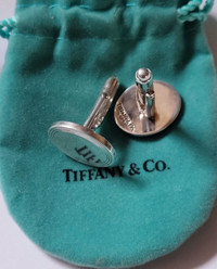 Vintage Tiffany & Co. Sterling Silver 925 Oval Cufflinks  