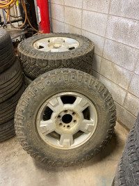 Complete sets of 4 tires, lots of tread left. (Singles)