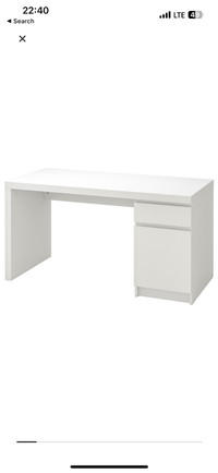 Ikea desk and chair