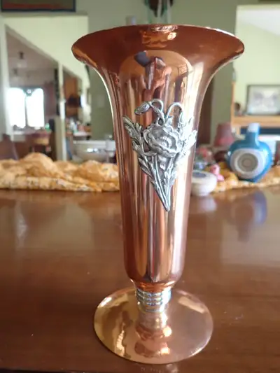 Flemish  Copper Flower Vase   3028 Made in Canada, View more