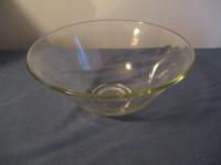 VINTAGE GLASS MIXING/RESTING BOWL-1990S-10" DIAMETER-COLLECTIBLE
