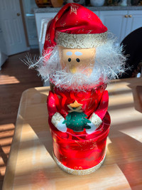 Christmas - Santa ornament made out of decorative boxes