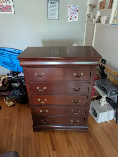 Solid wood chest of drawers, View more
